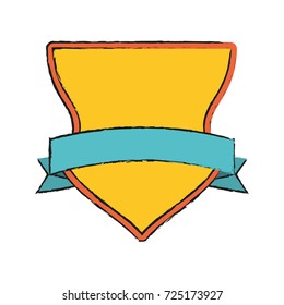 emblem with ribbon icon image