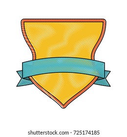 emblem with ribbon icon image