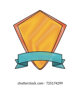emblem with ribbon icon image