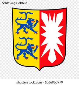 Emblem of Schleswig-Holstein, province of Germany