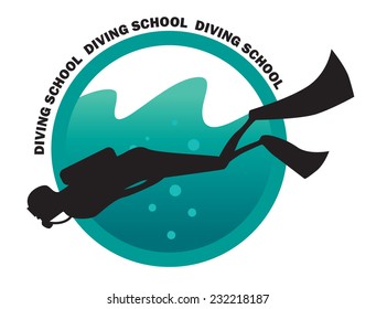  emblem for the school of diving