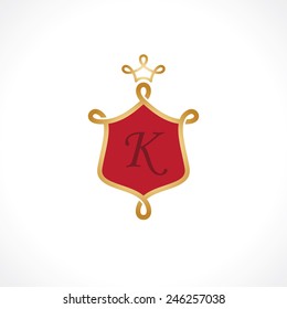 emblem shield and crown