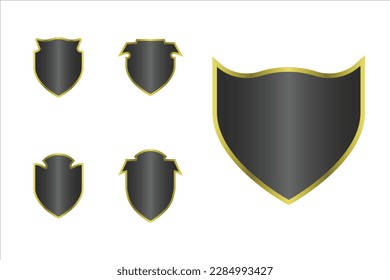 Emblem Shield Protection Design Vector