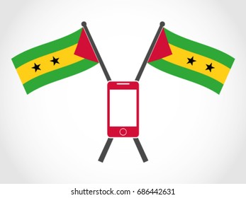 São Tomé and Príncipe Emblem Smartphone