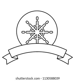 emblem with snowflake icon