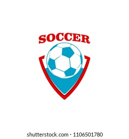 Emblem Soccer Team Logo Design