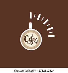 emblem special "coffee time" concept in vector