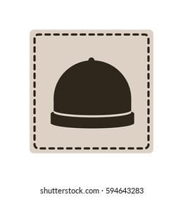 emblem sticker catering icon, vector illustraction design image