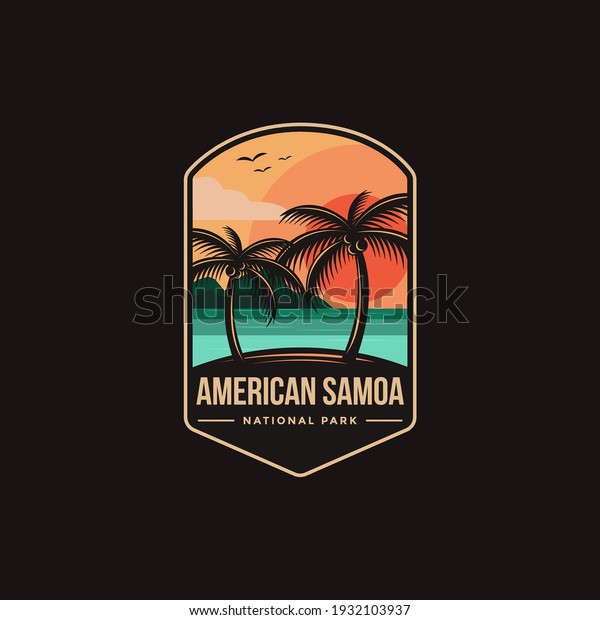 Emblem Sticker Patch Logo Illustration American Stock Vector Royalty Free 1932103937 0638