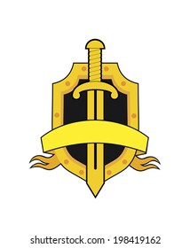 emblem sword and shield