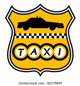 Emblem of taxi