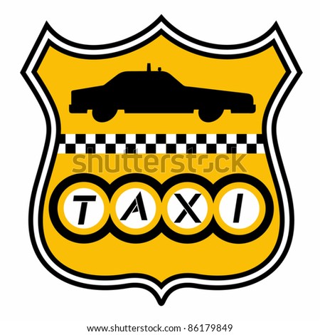 Emblem of taxi