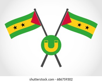 São Tomé and Príncipe Emblem Tourist Magnetism