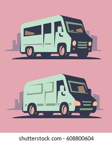 emblem track silhouette set vector on blue background