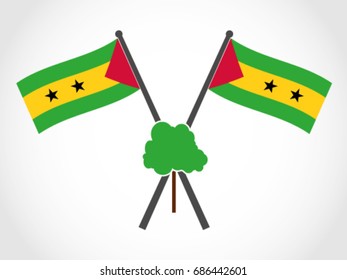 São Tomé and Príncipe Emblem Tree Jungle