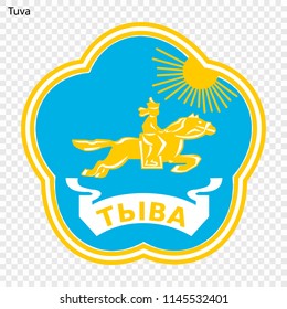 Emblem of Tuva, province of Russia