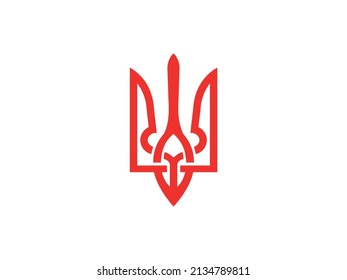 emblem of Ukraine. Vector graphics