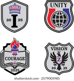 EMBLEM UNITY VISION COURAGE 2025 SHIELD