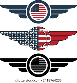 Emblema de los usuarios de la fuerza aérea para descargar archivos digitales instantáneos