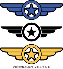 Emblema de los usuarios de la fuerza aérea para descargar archivos digitales instantáneos