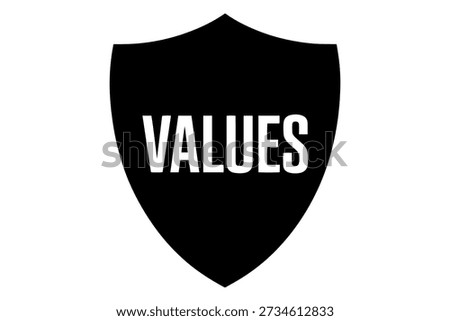 Emblem of Values protection integrity principles