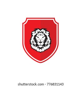 emblem vector design logo of lion head