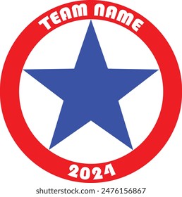 Vector de emblema para uso en Diseño gráfico