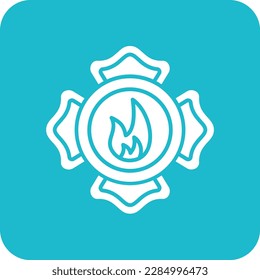 Icono de vector de emblema. Se puede usar para imprimir, móviles y aplicaciones web.