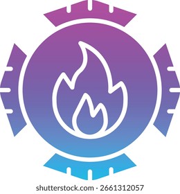 Icono de Vector de emblema. Se puede utilizar para aplicaciones de impresión, móviles y de Web.