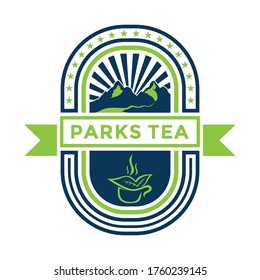 emblem vector logo for agriculture and tea plantations