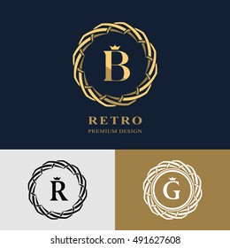 Luxury Circle Logo High Res Stock Images Shutterstock