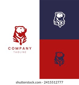 Emblem of the Wild Striking Bear Logo