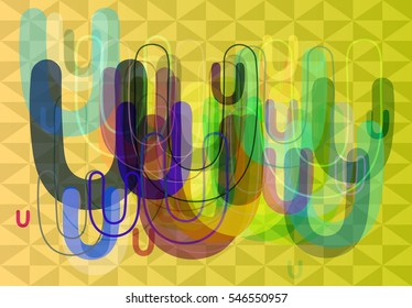 emblematic conclusion of Alphabet U, overlap between beautiful plan