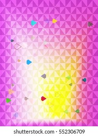 emblematic diamond vector background beside image, shape between glossy arrangement