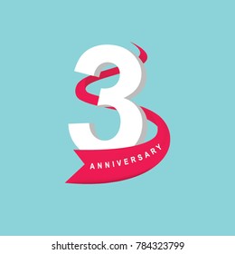 Emblems 3 anniversary template design