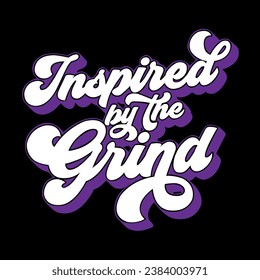 Embody 'The Grind' with our bold typography tee. It's a tribute to hard work, persistence, and victory. This shirt symbolizes your unwavering dedication and commitment to success. Wear it