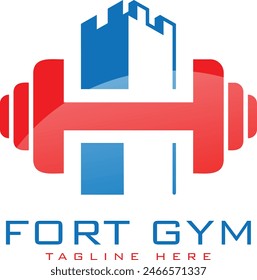 Encarnando la fuerza y la vitalidad, este logotipo del gimnasio es el epítome del fitness y la salud. Su diseño dinámico captura la esencia de un estilo de vida activo