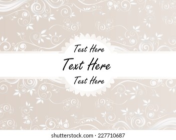 emboss floral background