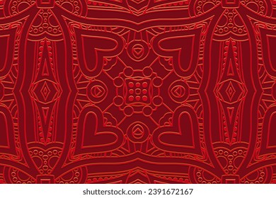 Borrador rojo abstracto con