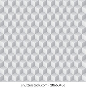 Embossed cuboids abstract background. (See more seamless backgrounds in my portfolio).