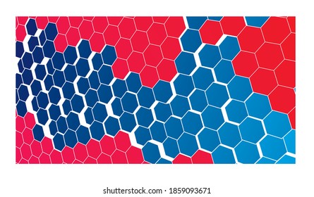 Embossed Hexagon , honeycomb Background Vector.for your design