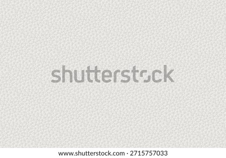 Embossed leather pattern with a textured feel, White