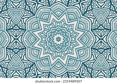 Luminosa luz de fondo, diseño de portada étnica. Patrón geométrico 3D, papel de prensa, cuero. Boho, hecho a mano. Color tribal, patrimonio de los pueblos del Este, Asia, India, México, Azteca, Perú.