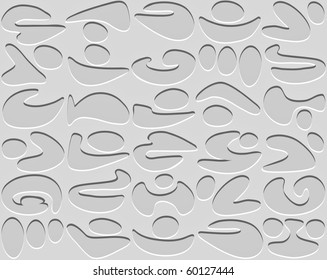 Embossed Ornament - seamless pattern