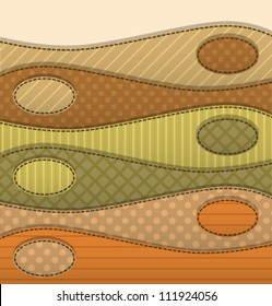 Embossed Paper Wave Banners