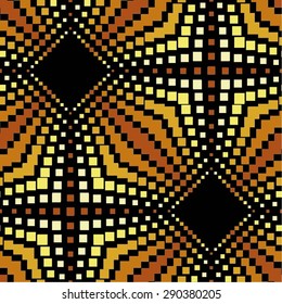 The embossed pattern, carbon, squares, seamless vector background.