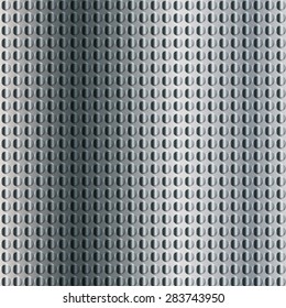 embossing metallic background in silver color tone, illustration vector eps10