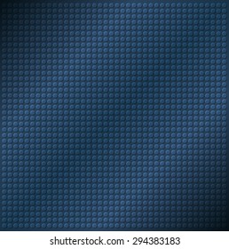embossing metallic circle background in dark blue tone, illustration vector 