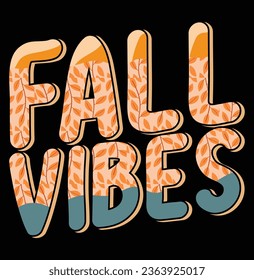 Embrace the cozy vibes of autumn with our 'Fall Vibes' T-shirt. Featuring rustic colors and nature-inspired elements, it's the perfect tee for the fall season.