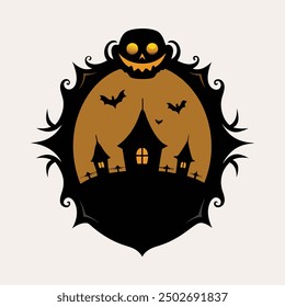  Embrace the eerie spirit of Halloween with this vintage-style creepy frame vector. Perfect for adding a spooky, antique touch to your holiday designs, invites, and decorations.